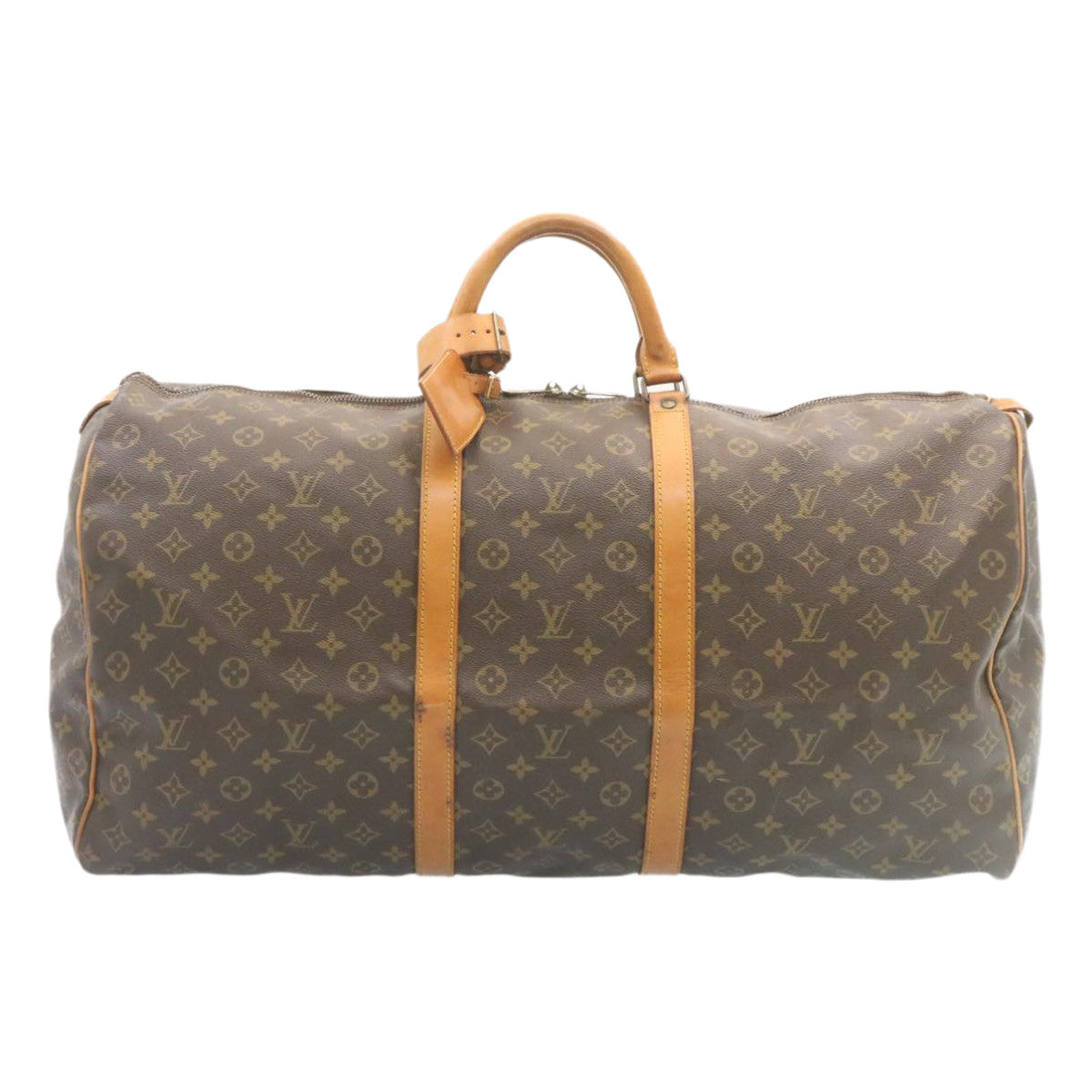 LOUIS VUITTON Monogram Keepall 60 Boston Bag M41422 LV Auth am1931g