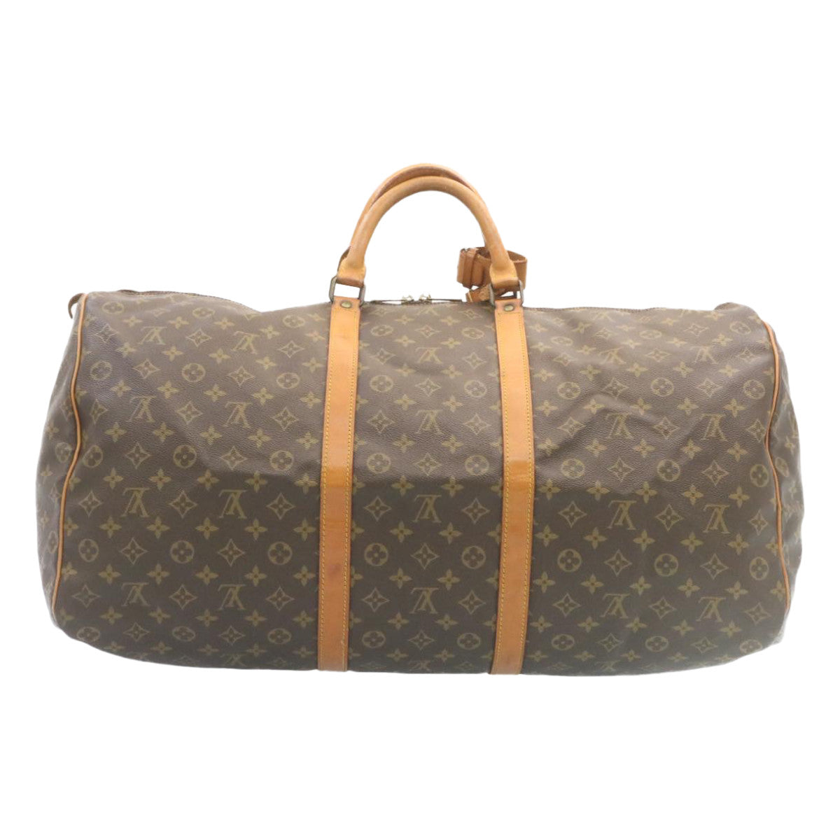 LOUIS VUITTON Monogram Keepall 60 Boston Bag M41422 LV Auth am1931g