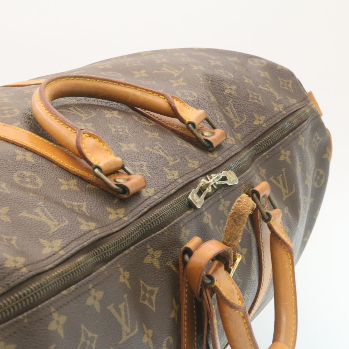 LOUIS VUITTON Monogram Keepall 60 Boston Bag M41422 LV Auth am1931g