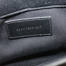 SAINT LAURENT Clutch Bag Leather Black Auth am1932gA-11