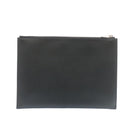 SAINT LAURENT Clutch Bag Leather Black Auth am1932gA-2