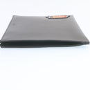 SAINT LAURENT Clutch Bag Leather Black Auth am1932gA-5