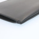 SAINT LAURENT Clutch Bag Leather Black Auth am1932gA-7