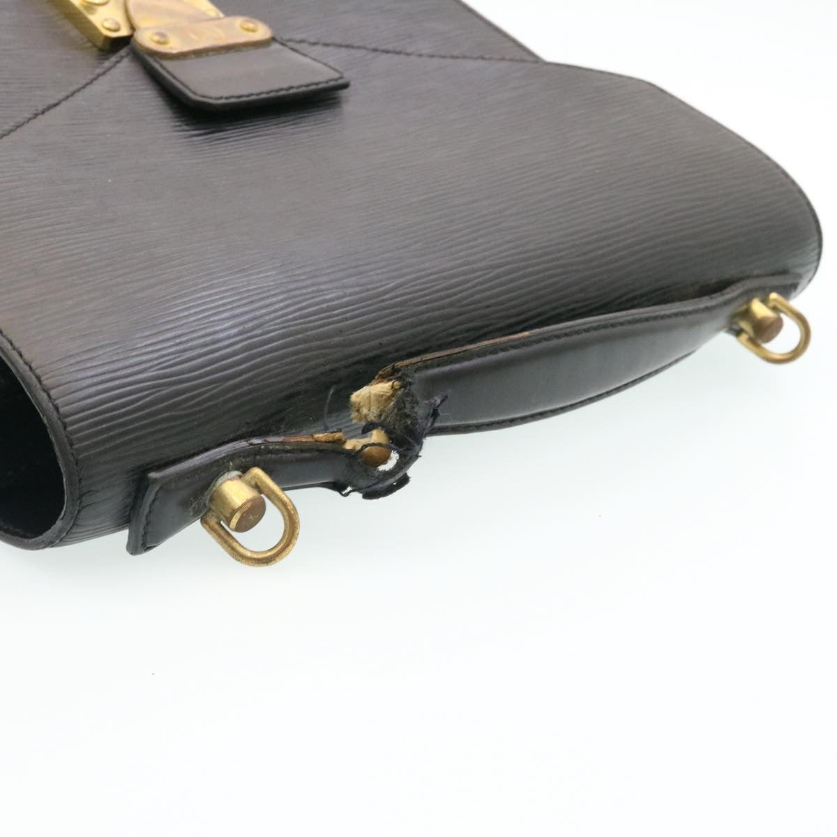 LOUIS VUITTON Epi Monceau 2Way Hand Bag Briefcase Black M52122 LV Auth am1948g