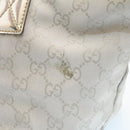 GUCCI Sherry Line GG Canvas Tote Bag Silver Blue Auth am1955g-6