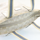 GUCCI Sherry Line GG Canvas Tote Bag Silver Blue Auth am1955g-7