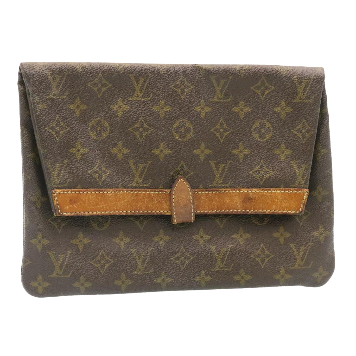 LOUIS VUITTON Monogram Pochette Pliante Clutch Bag Vintage No.234 LV am2018g