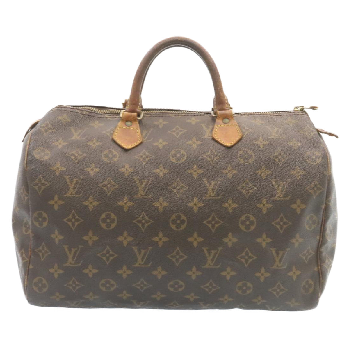 LOUIS VUITTON Monogram Speedy 35 Hand Bag M41524 LV Auth am2030g