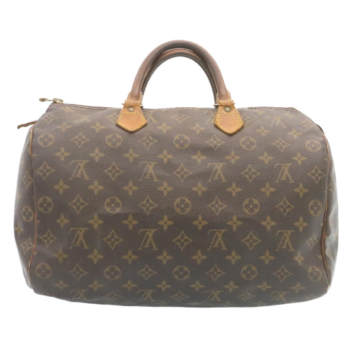 LOUIS VUITTON Monogram Speedy 35 Hand Bag M41524 LV Auth am2030g