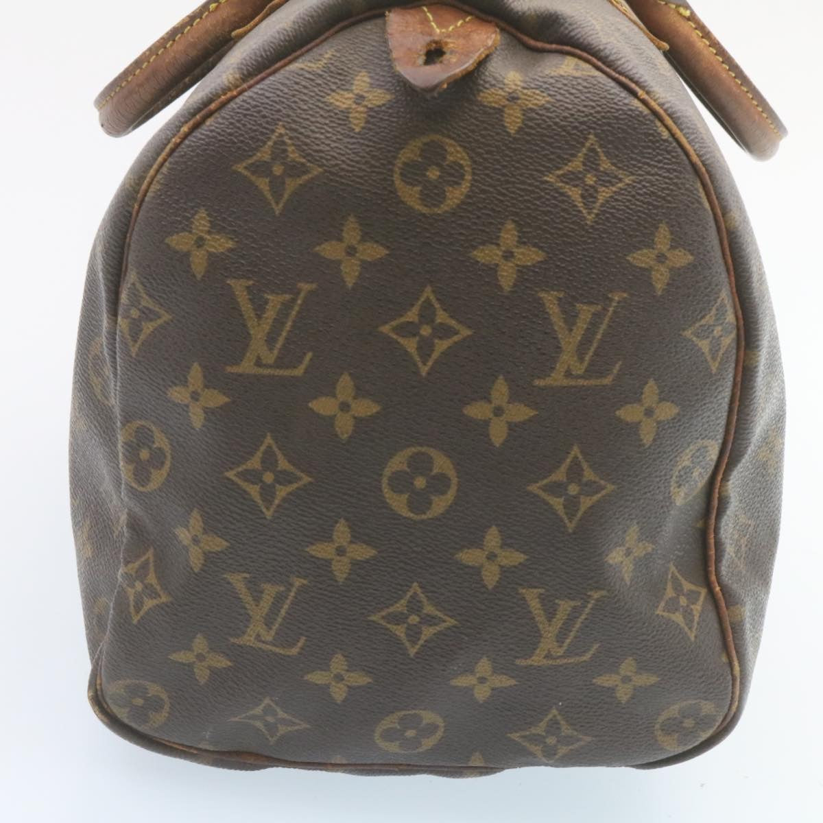 LOUIS VUITTON Monogram Speedy 35 Hand Bag M41524 LV Auth am2030g