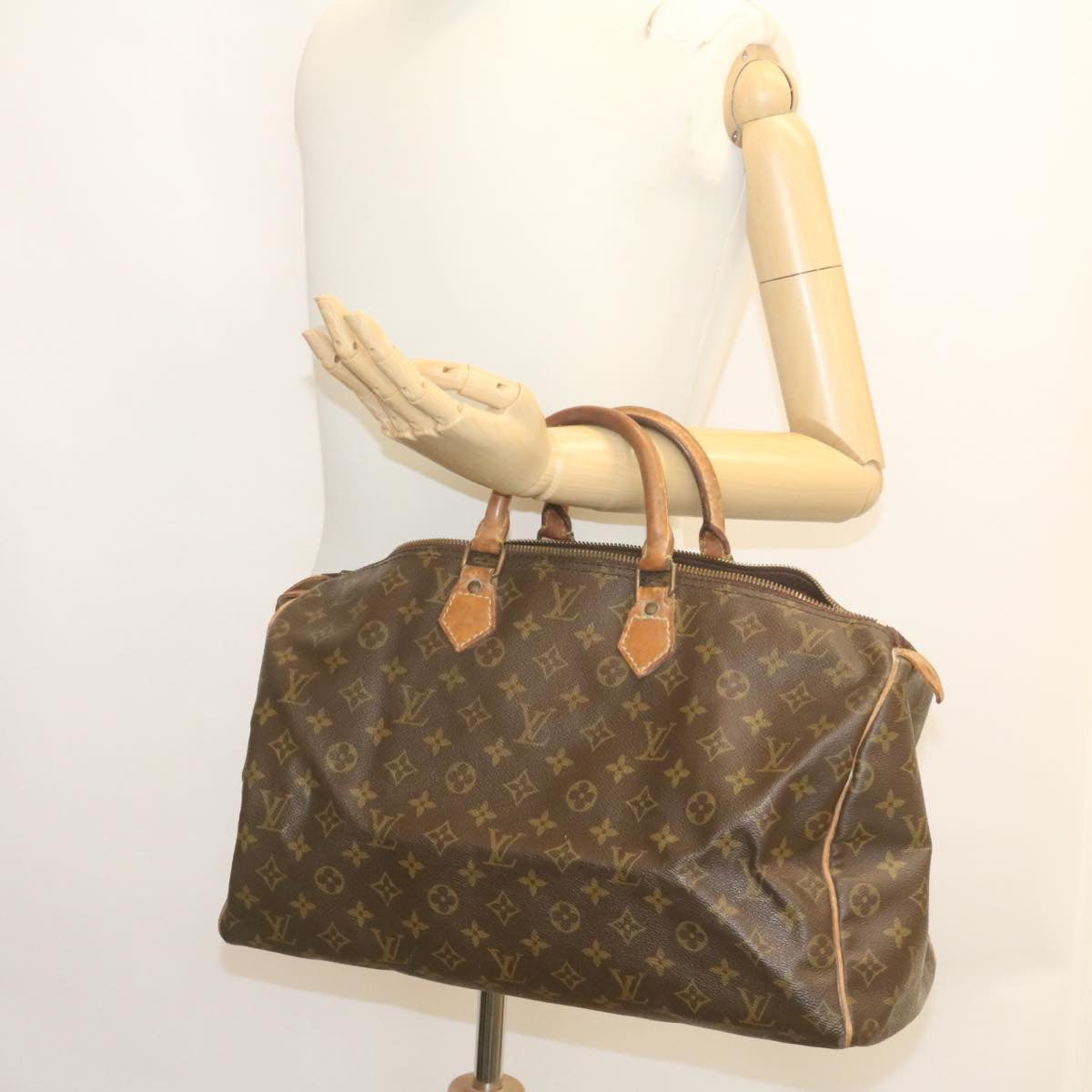 LOUIS VUITTON Monogram Speedy 40 Hand Bag M41522 LV Auth am2037g