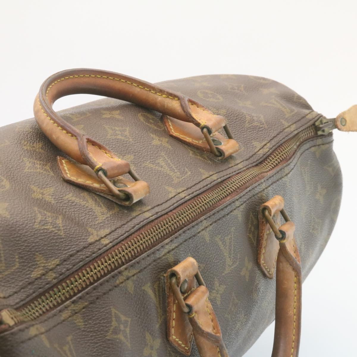 LOUIS VUITTON Monogram Speedy 40 Hand Bag M41522 LV Auth am2037g