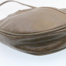 VALENTINO Shoulder Bag Leather Brown Auth am2048g-14