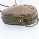VALENTINO Shoulder Bag Leather Brown Auth am2048g-4