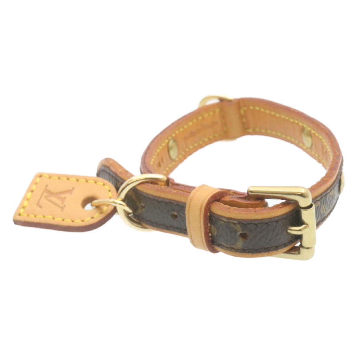 LOUIS VUITTON Monogram Collier Baxter PM Dog Leash M58072 LV Auth am2056g - 0