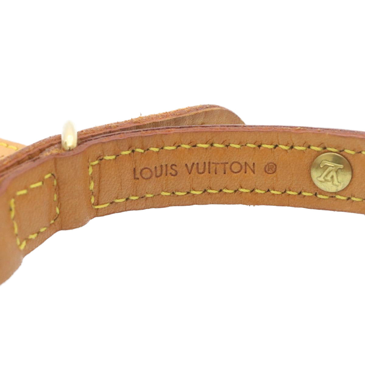 LOUIS VUITTON Monogram Collier Baxter PM Dog Leash M58072 LV Auth am2056g