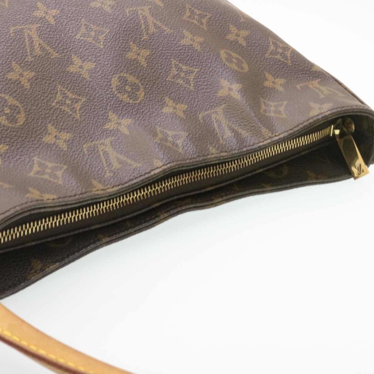 LOUIS VUITTON Monogram Looping GM Shoulder Bag M51145 LV Auth gt2120