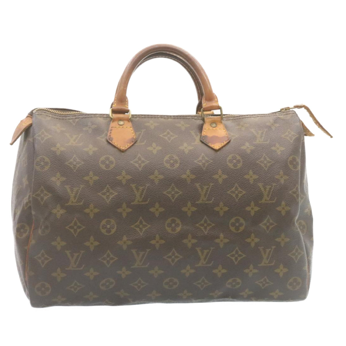 LOUIS VUITTON Monogram Speedy 35 Hand Bag M41524 LV Auth am2133g