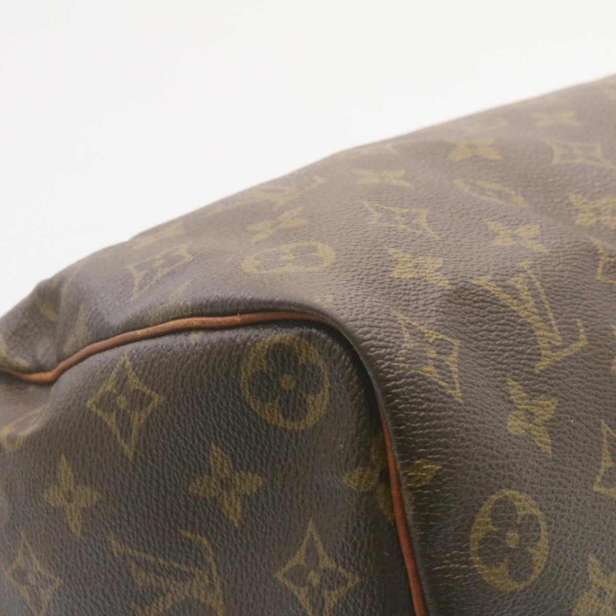 LOUIS VUITTON Monogram Speedy 35 Hand Bag M41524 LV Auth am2133g