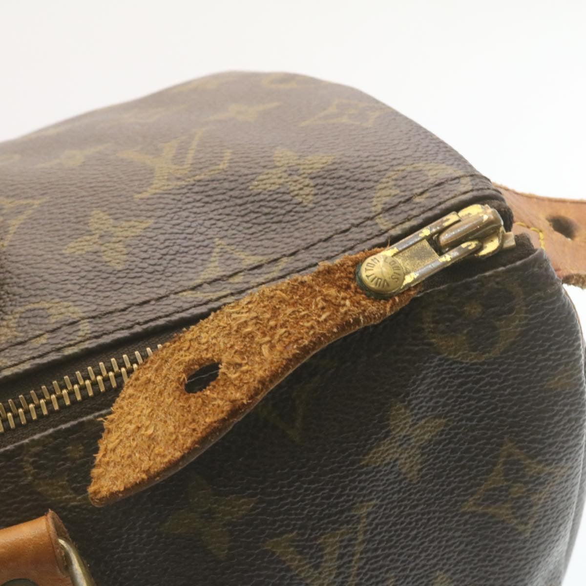 LOUIS VUITTON Monogram Speedy 35 Hand Bag M41524 LV Auth am2133g