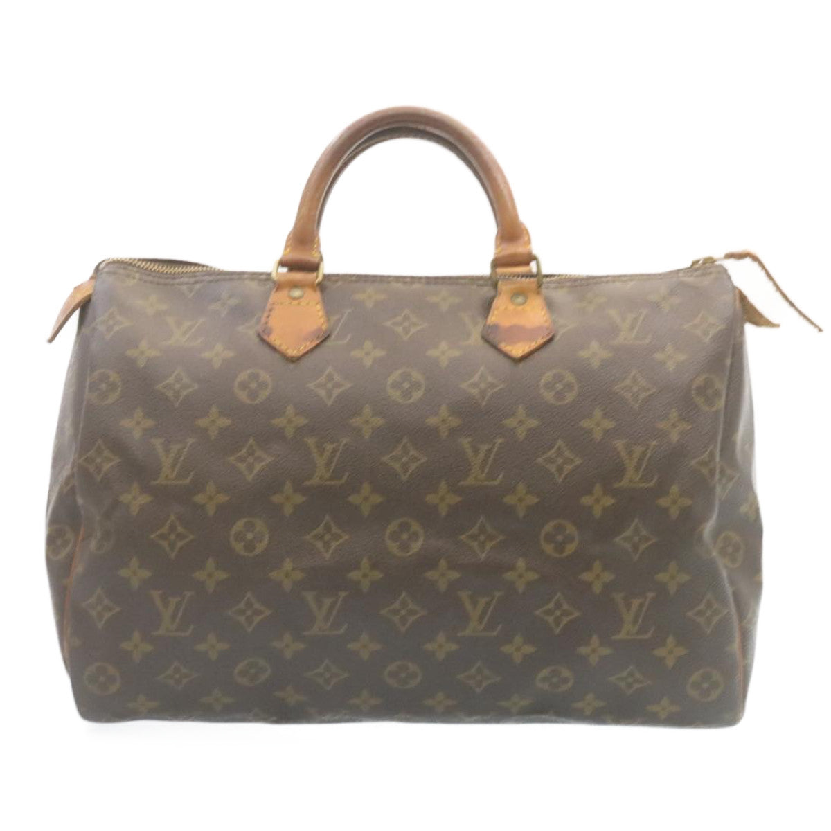 LOUIS VUITTON Monogram Speedy 35 Hand Bag M41524 LV Auth am2133g