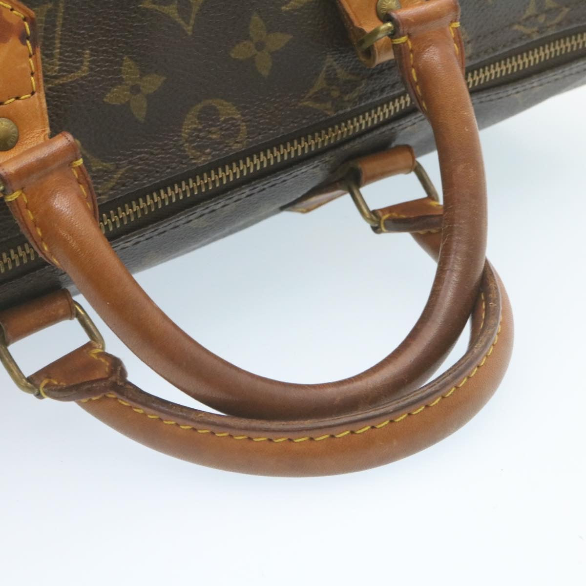 LOUIS VUITTON Monogram Speedy 35 Hand Bag M41524 LV Auth am2133g