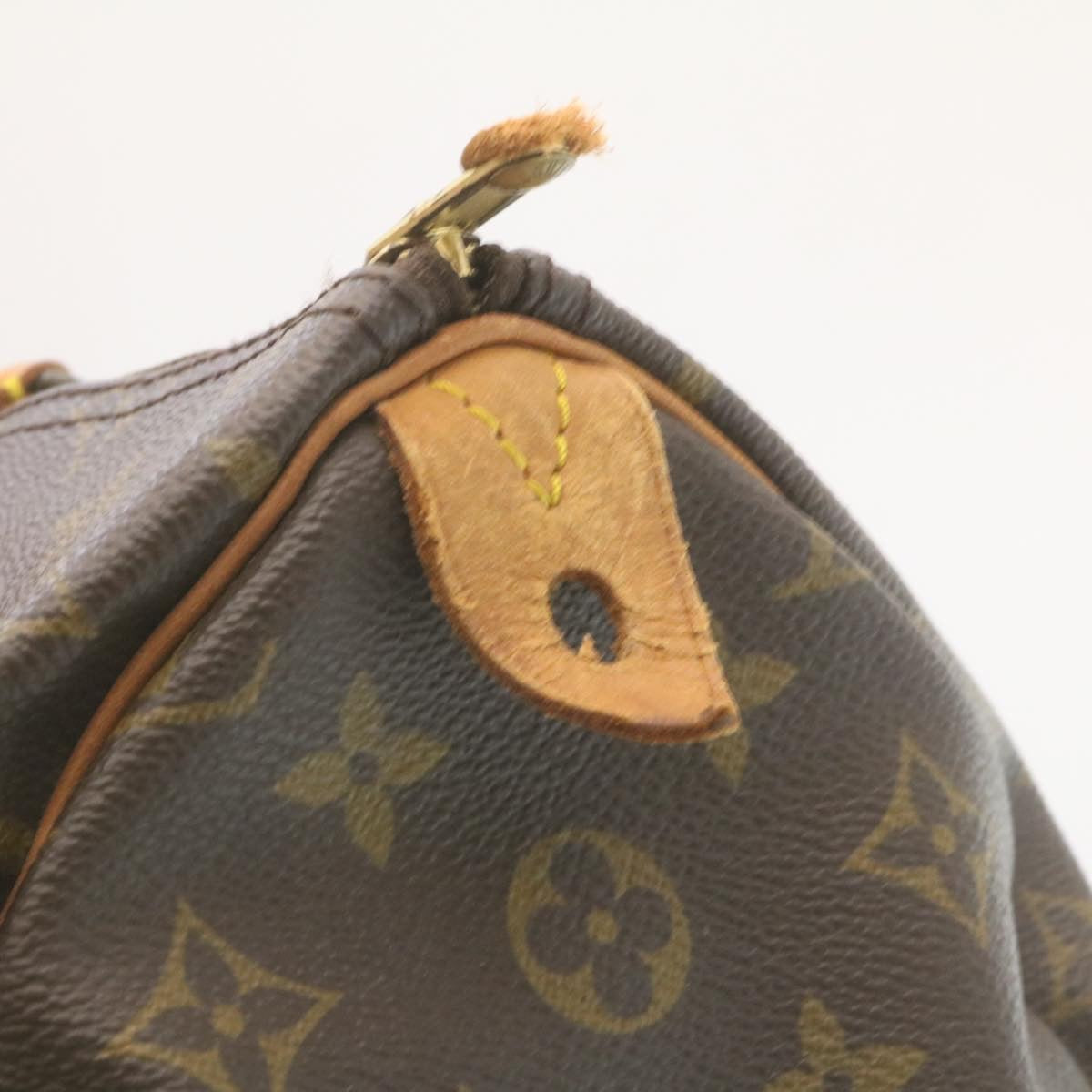 LOUIS VUITTON Monogram Speedy 35 Hand Bag M41524 LV Auth am2134g