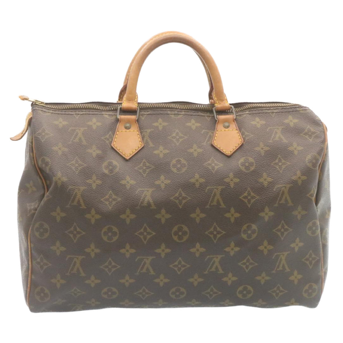 LOUIS VUITTON Monogram Speedy 35 Hand Bag M41524 LV Auth am2134g