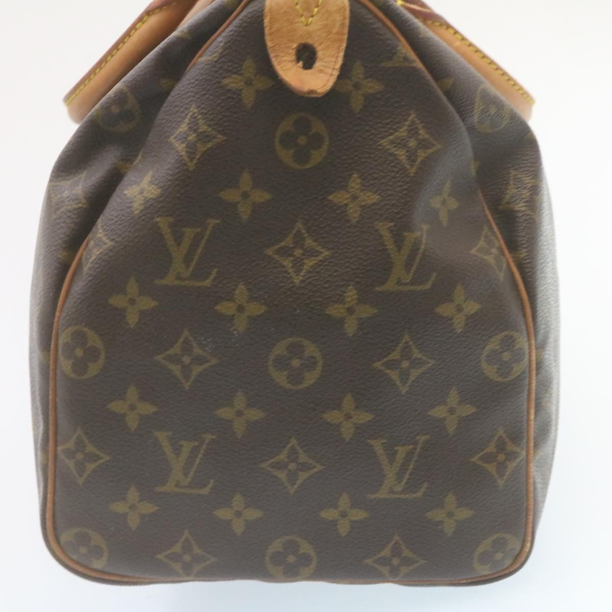 LOUIS VUITTON Monogram Speedy 35 Hand Bag M41524 LV Auth am2134g