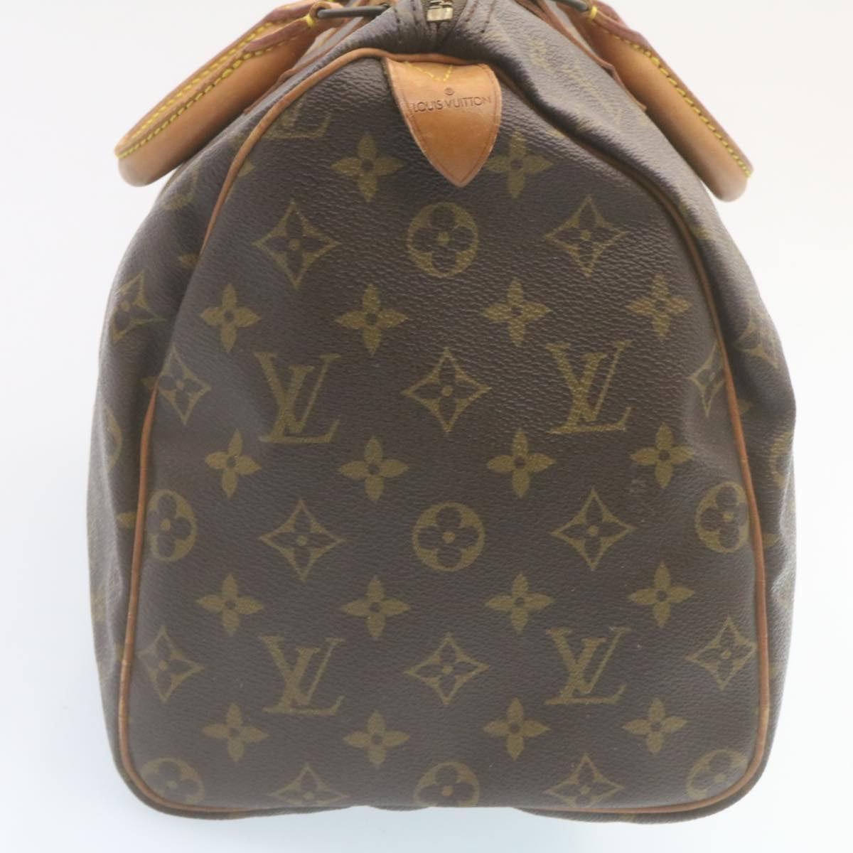 LOUIS VUITTON Monogram Speedy 35 Hand Bag M41524 LV Auth am2134g