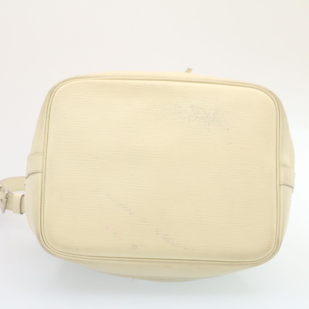 LOUIS VUITTON Epi Noe Shoulder Bag White M4084J LV Auth am2138g