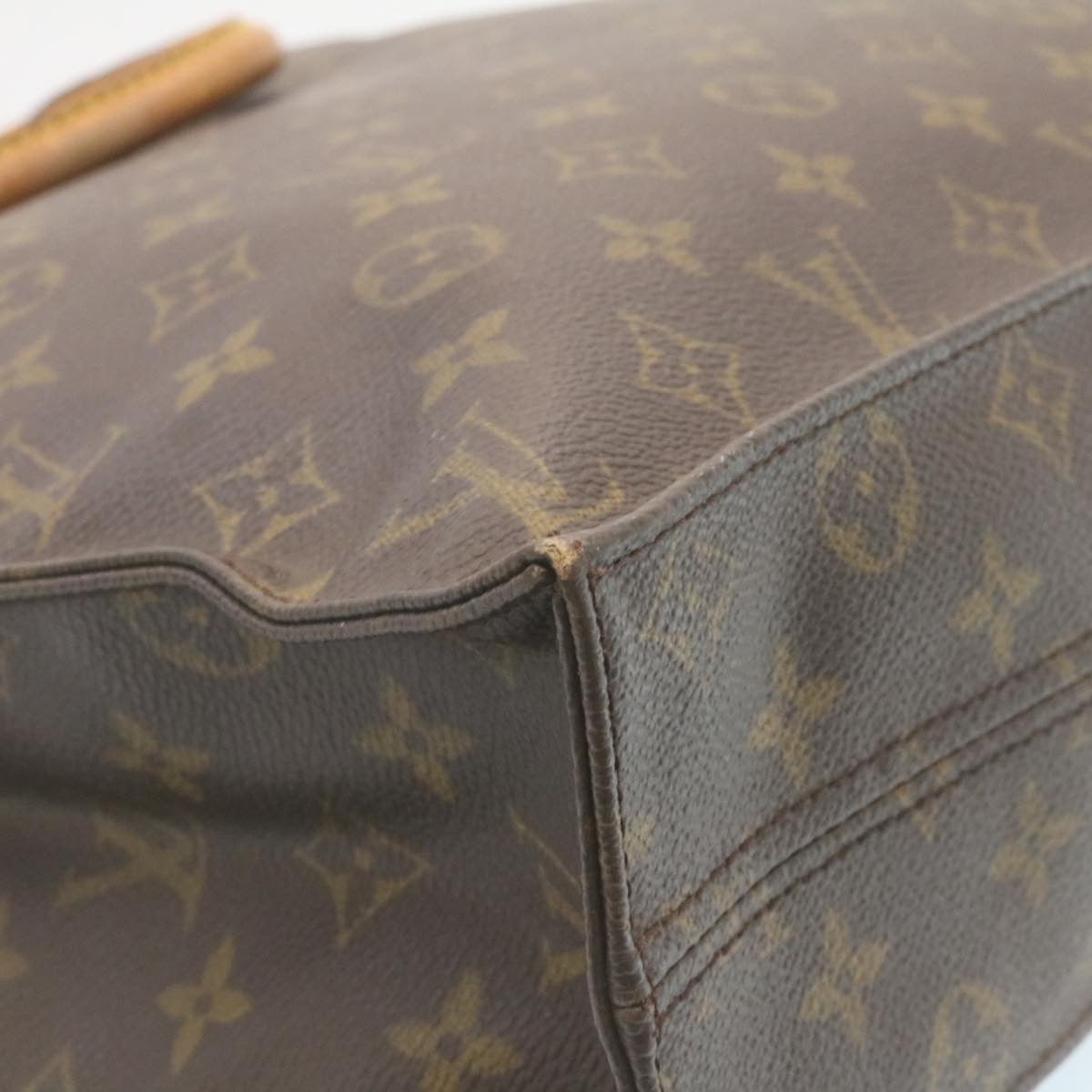 LOUIS VUITTON Monogram Sac Plat Hand Bag M51140 LV Auth am2146g