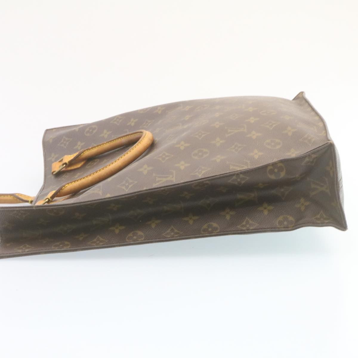 LOUIS VUITTON Monogram Sac Plat Hand Bag M51140 LV Auth am2146g