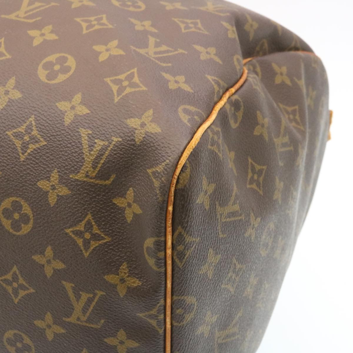 LOUIS VUITTON Monogram Keepall 55 Boston Bag M41424 LV Auth am2150g