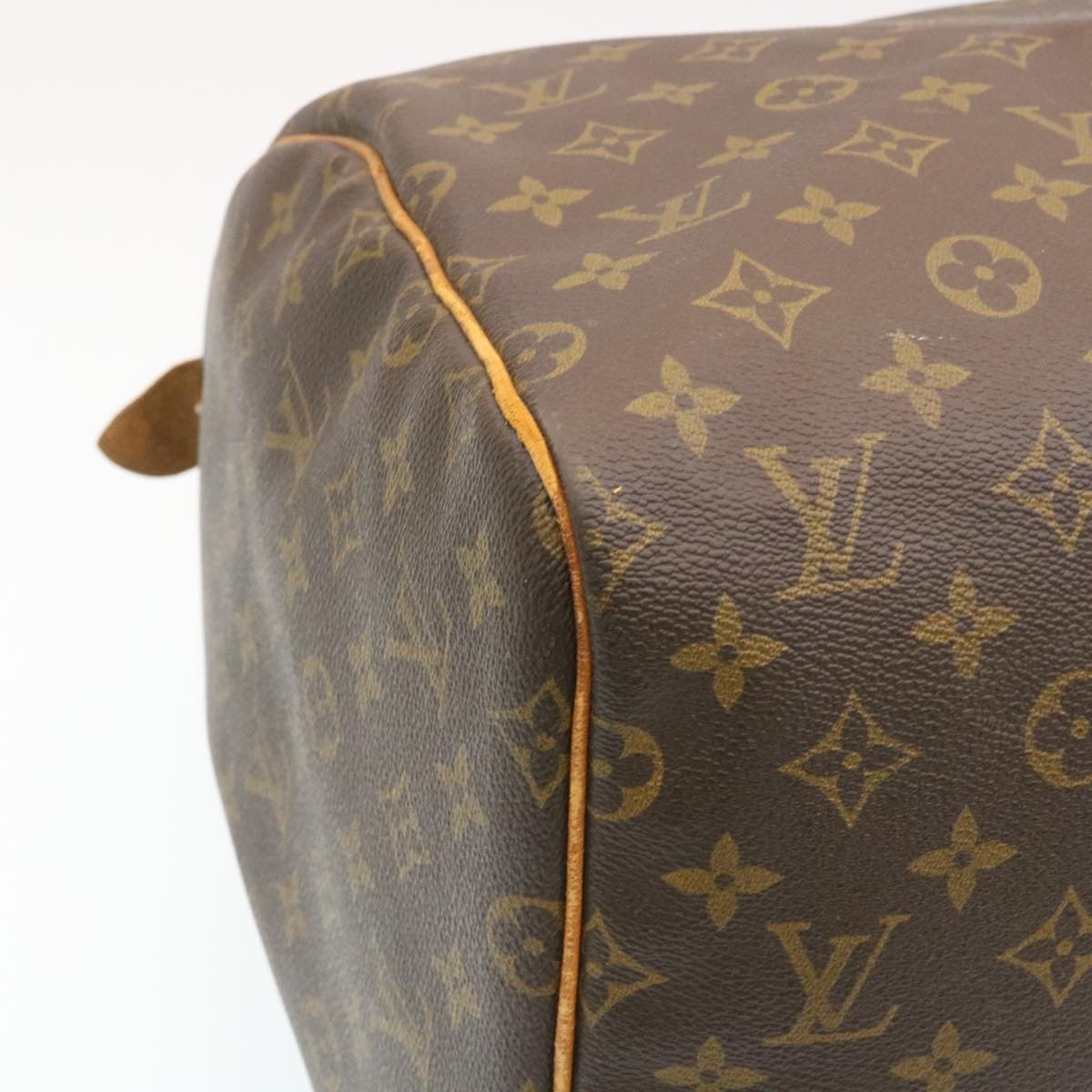 LOUIS VUITTON Monogram Keepall 55 Boston Bag M41424 LV Auth am2150g