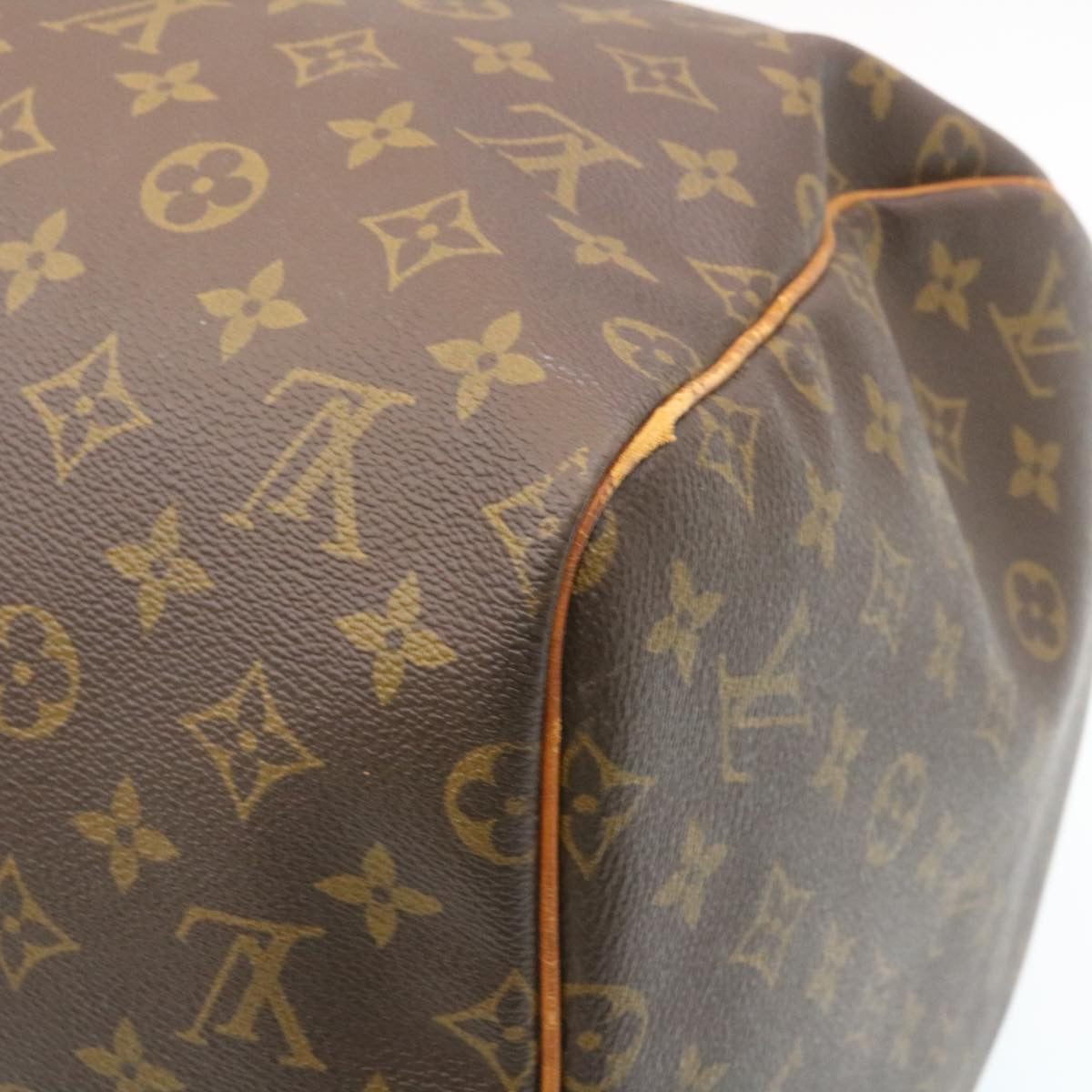 LOUIS VUITTON Monogram Keepall 55 Boston Bag M41424 LV Auth am2150g