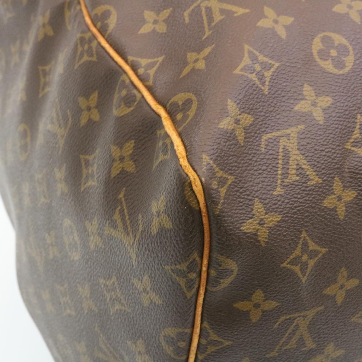 LOUIS VUITTON Monogram Keepall 55 Boston Bag M41424 LV Auth am2150g