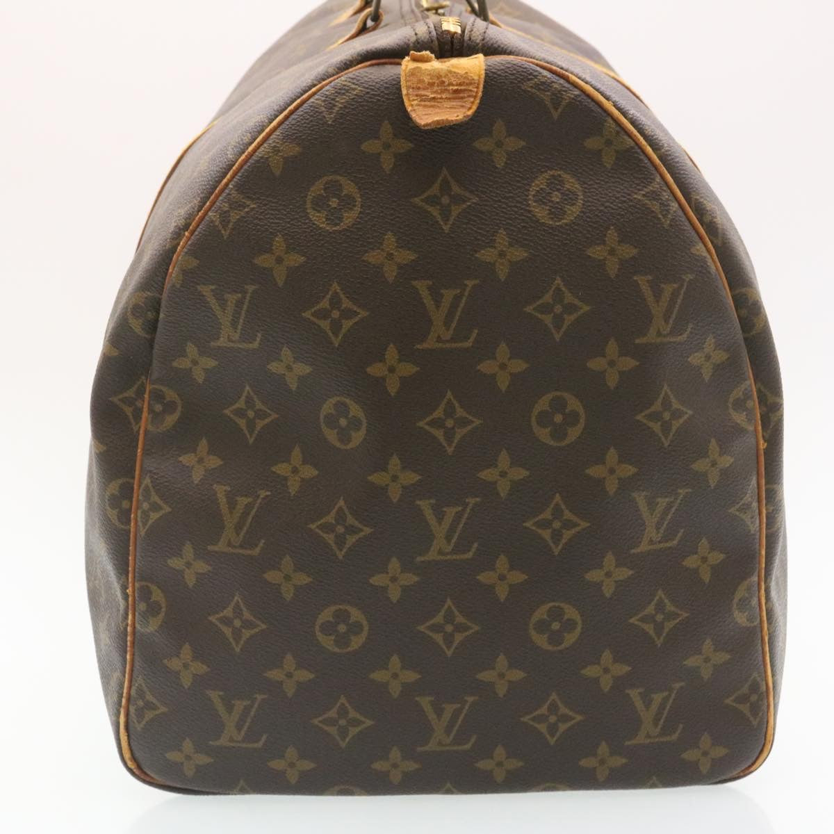 LOUIS VUITTON Monogram Keepall 55 Boston Bag M41424 LV Auth am2150g