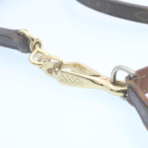 LOUIS VUITTON Monogram Leash Baxter Collier Baxter Dog Leash LV Auth am2166g