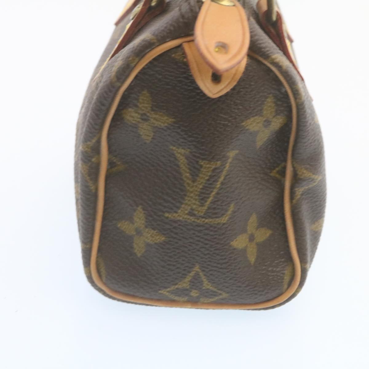 LOUIS VUITTON Monogram Mini Speedy Hand Bag M41534 LV Auth am2184g