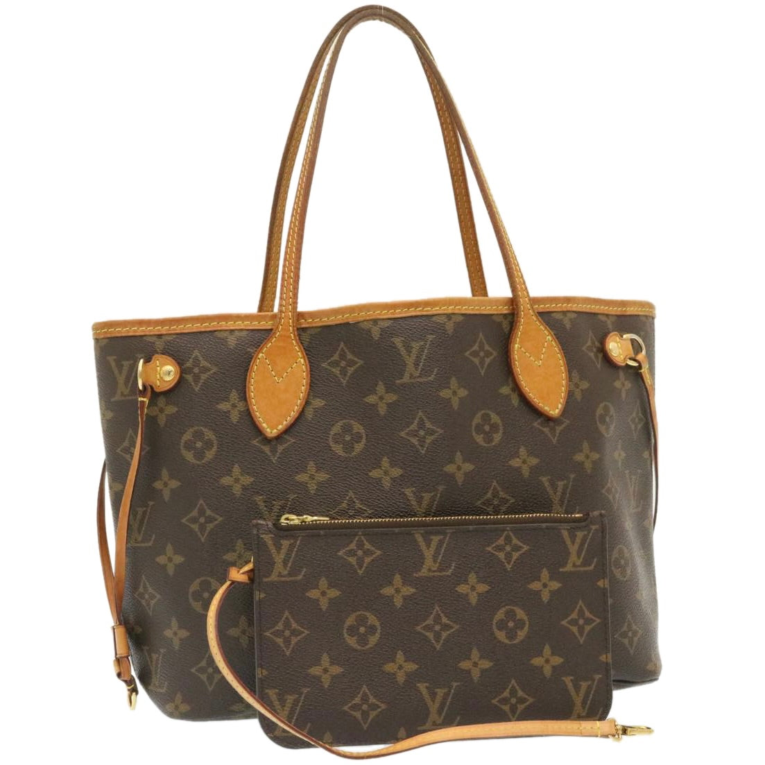 LOUIS VUITTON Monogram Neverfull PM Tote Bag M40155 LV Auth am2228g