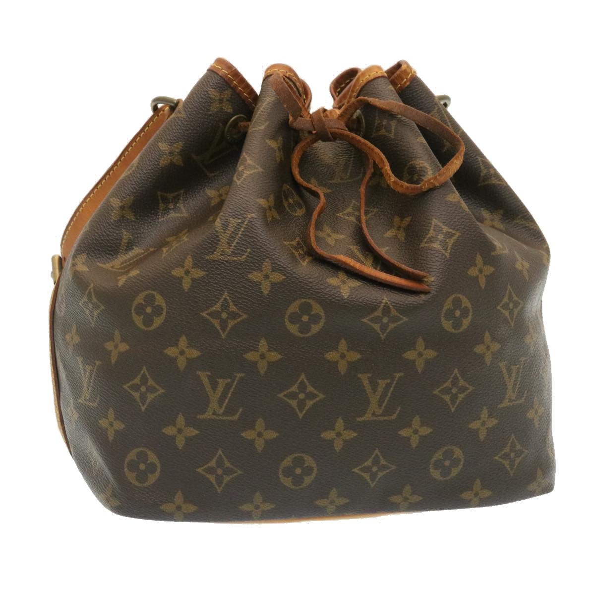 LOUIS VUITTON Monogram Petit Noe Shoulder Bag M42226 LV Auth am2230g