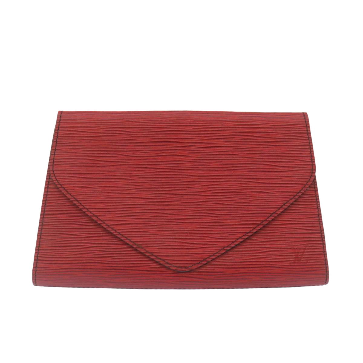 LOUIS VUITTON Epi Art deco Clutch Bag Red M52637 LV Auth am2248g