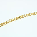 Christian Dior Honeycomb Chain Shoulder Bag Canvas Beige Auth am2250g-8