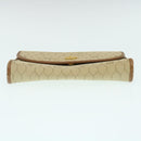 Christian Dior Honeycomb Chain Shoulder Bag Canvas Beige Auth am2250g-5