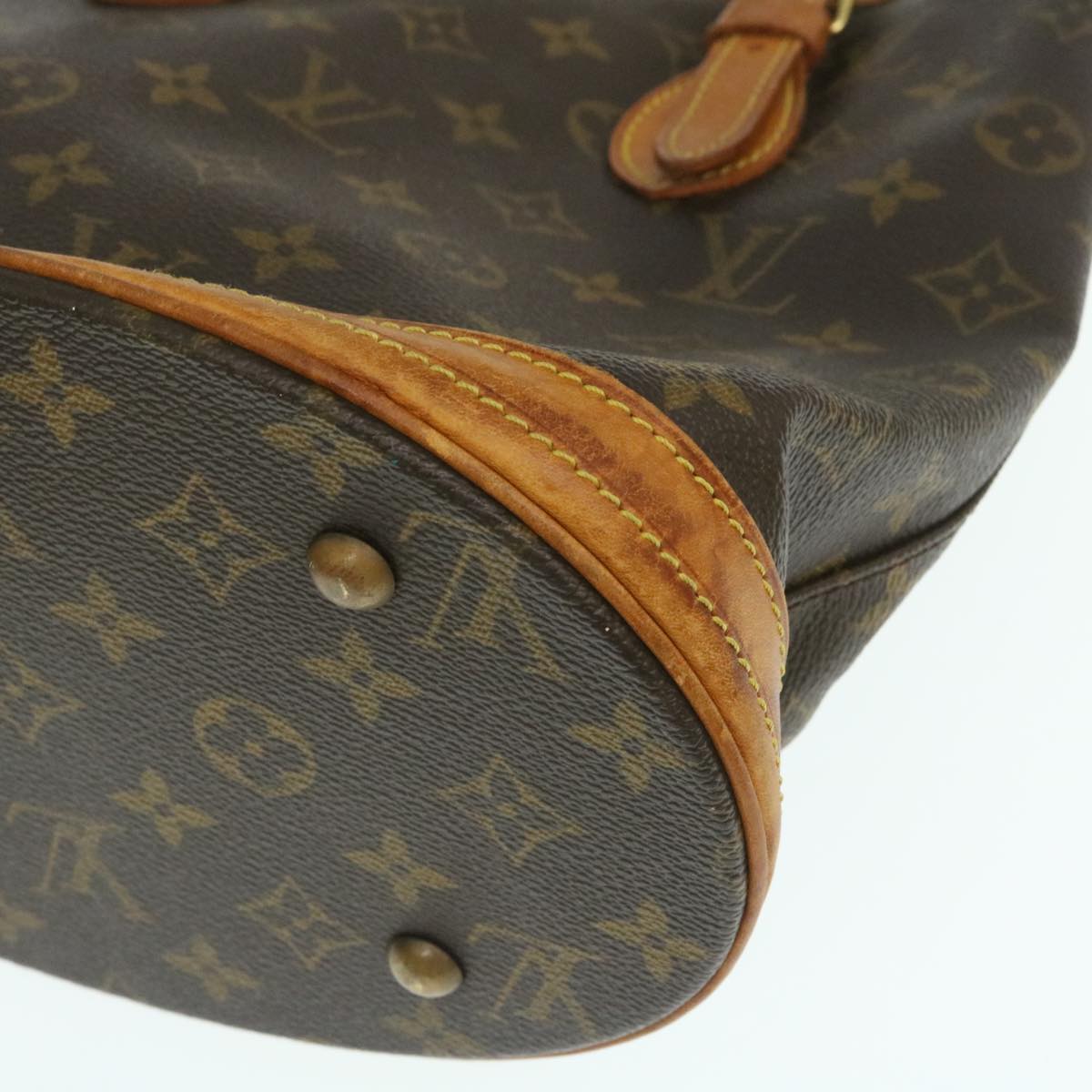 LOUIS VUITTON Monogram Bucket PM Shoulder Bag M42238 LV Auth am2255g