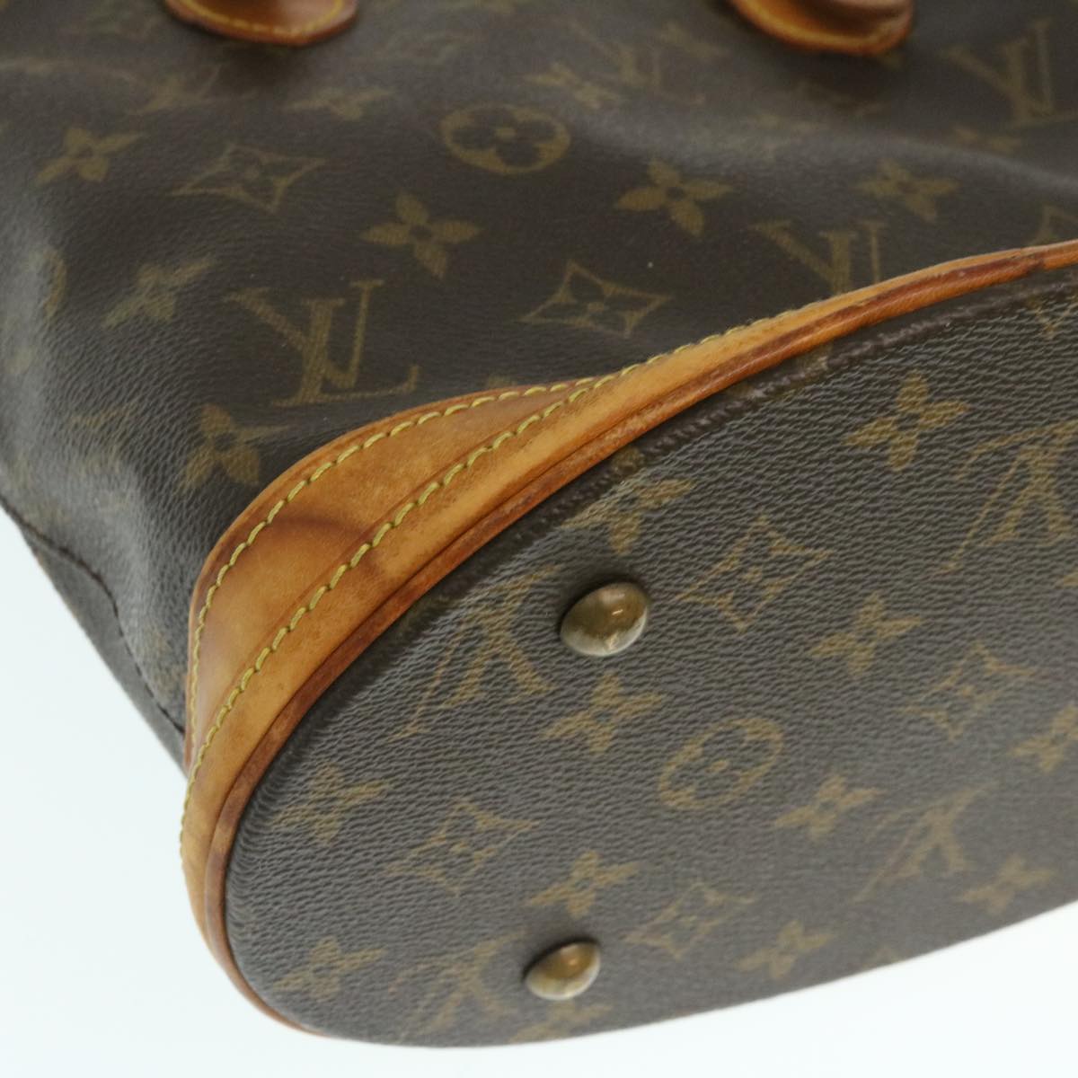 LOUIS VUITTON Monogram Bucket PM Shoulder Bag M42238 LV Auth am2255g