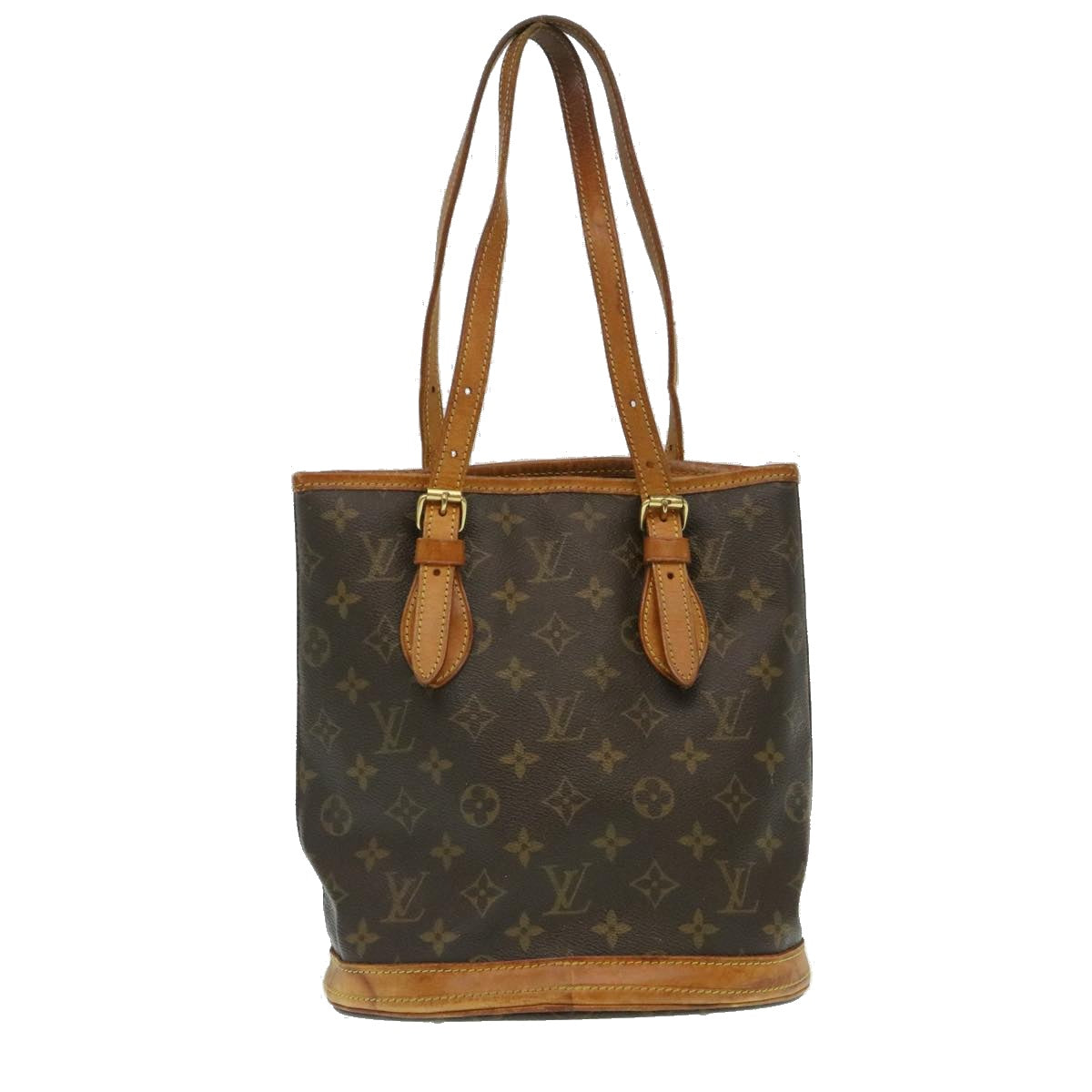 LOUIS VUITTON Monogram Bucket PM Shoulder Bag M42238 LV Auth am2255g - 0