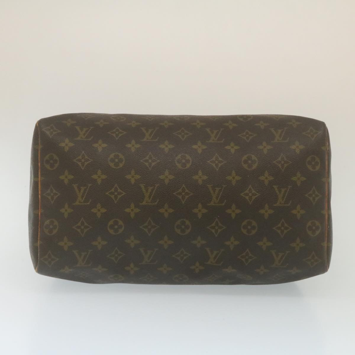 LOUIS VUITTON Monogram Speedy 35 Hand Bag M41524 LV Auth am2259g