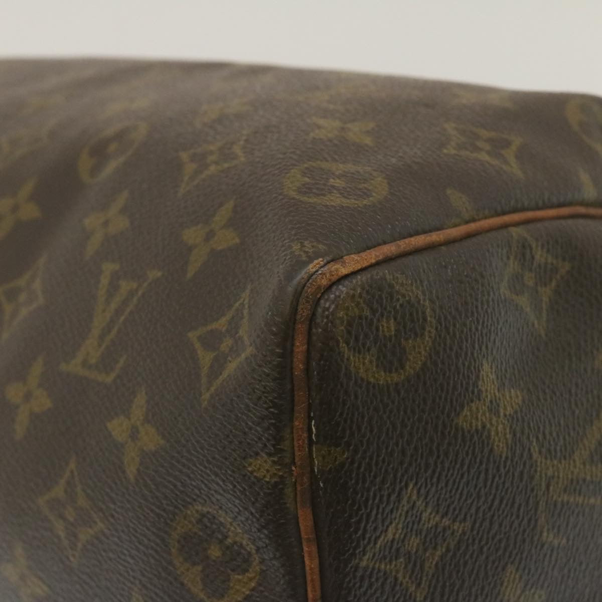 LOUIS VUITTON Monogram Speedy 35 Hand Bag M41524 LV Auth am2259g